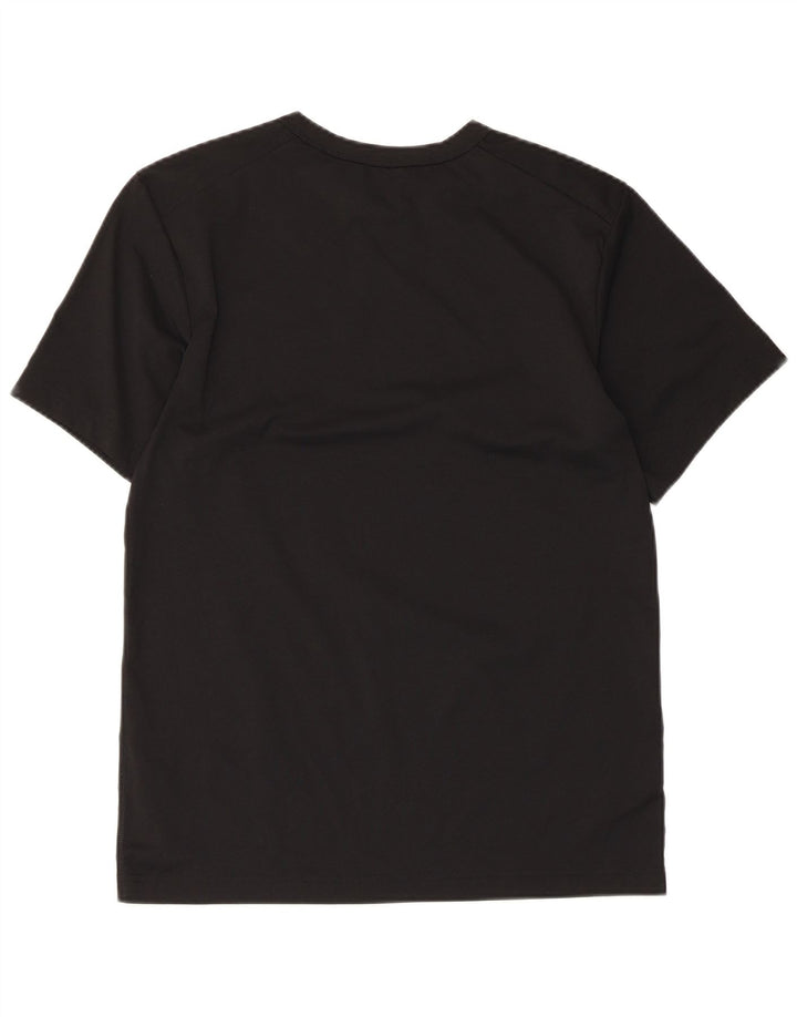 Męski T-shirt Nike Dri Fit, mały, czarny poliester