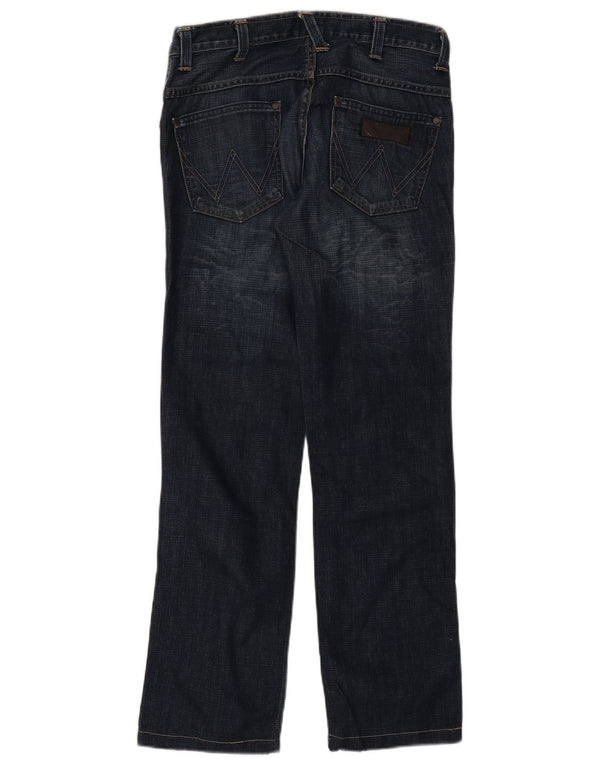 Damskie jeansy Wrangler Rockville Straight W32 L31 Granatowe, bawełniane