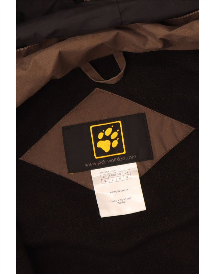 Męska kurtka wiatrówka z kapturem Jack Wolfskin UK 38 w kolorze średniego brązu