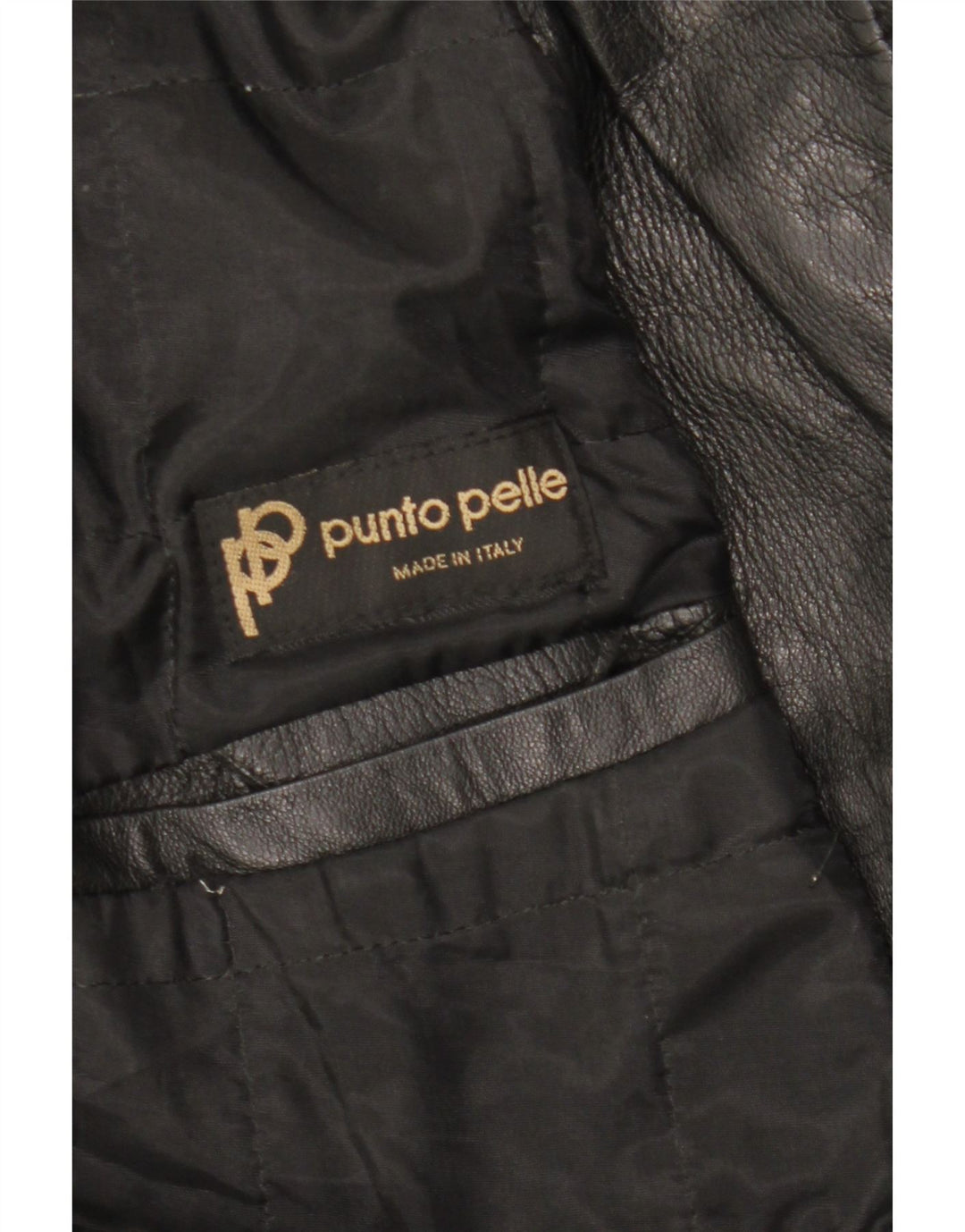 Vintage damska kurtka skórzana oversize EU 40, średnia czarna skóra