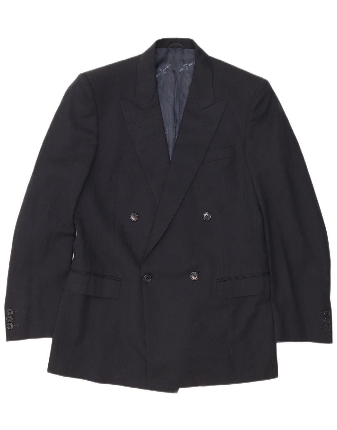 Dwuczęściowy garnitur męski Pierre Cardin IT 48 Medium W32 L32 w czarne prążki