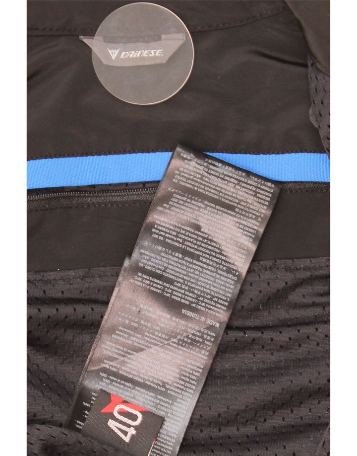 Damska kurtka wyścigowa Dainese IT 40, mała, czarna, poliestrowa