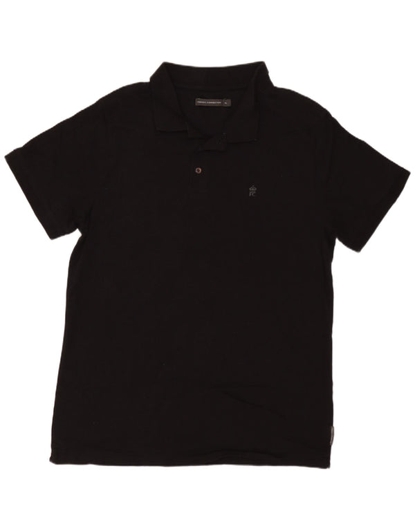Męska koszulka polo XL, czarna, bawełniana FRENCH CONNECTION