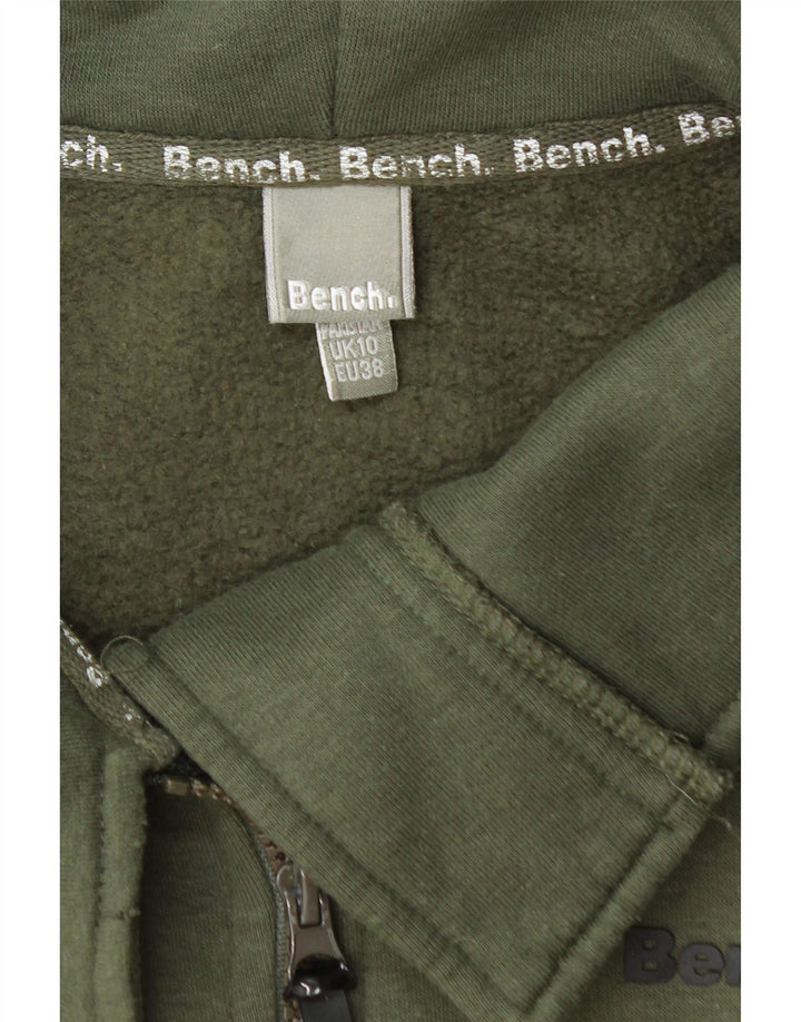 Damska kurtka dresowa BENCH UK 10, mała, bawełniana khaki
