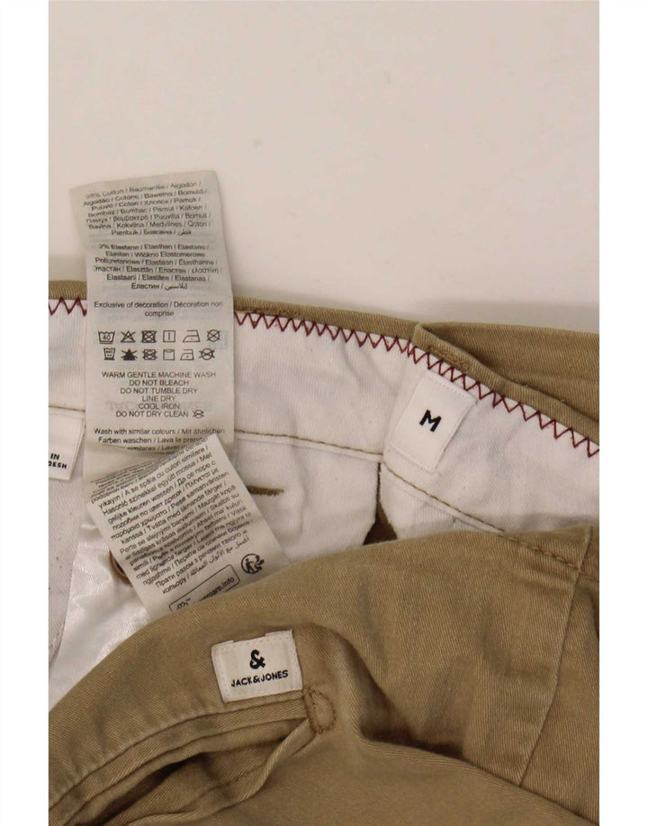 Męskie spodenki chino Jack & Jones, średnie W32, bawełna khaki