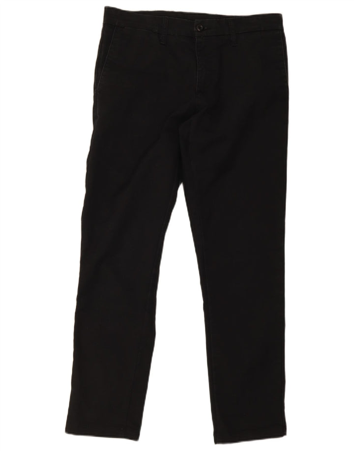 Męskie spodnie Chino Carhartt Sid Straight W32 L30 Czarna bawełna