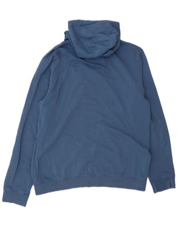 Crew Clothing Męski sweter z kapturem i zamkiem XL, niebieska bawełna
