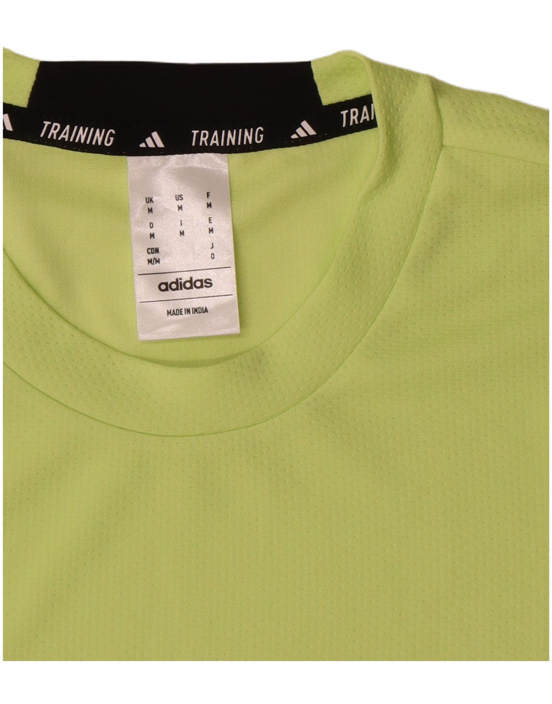 Adidas Męski T-shirt Top Średni Zielony Poliester