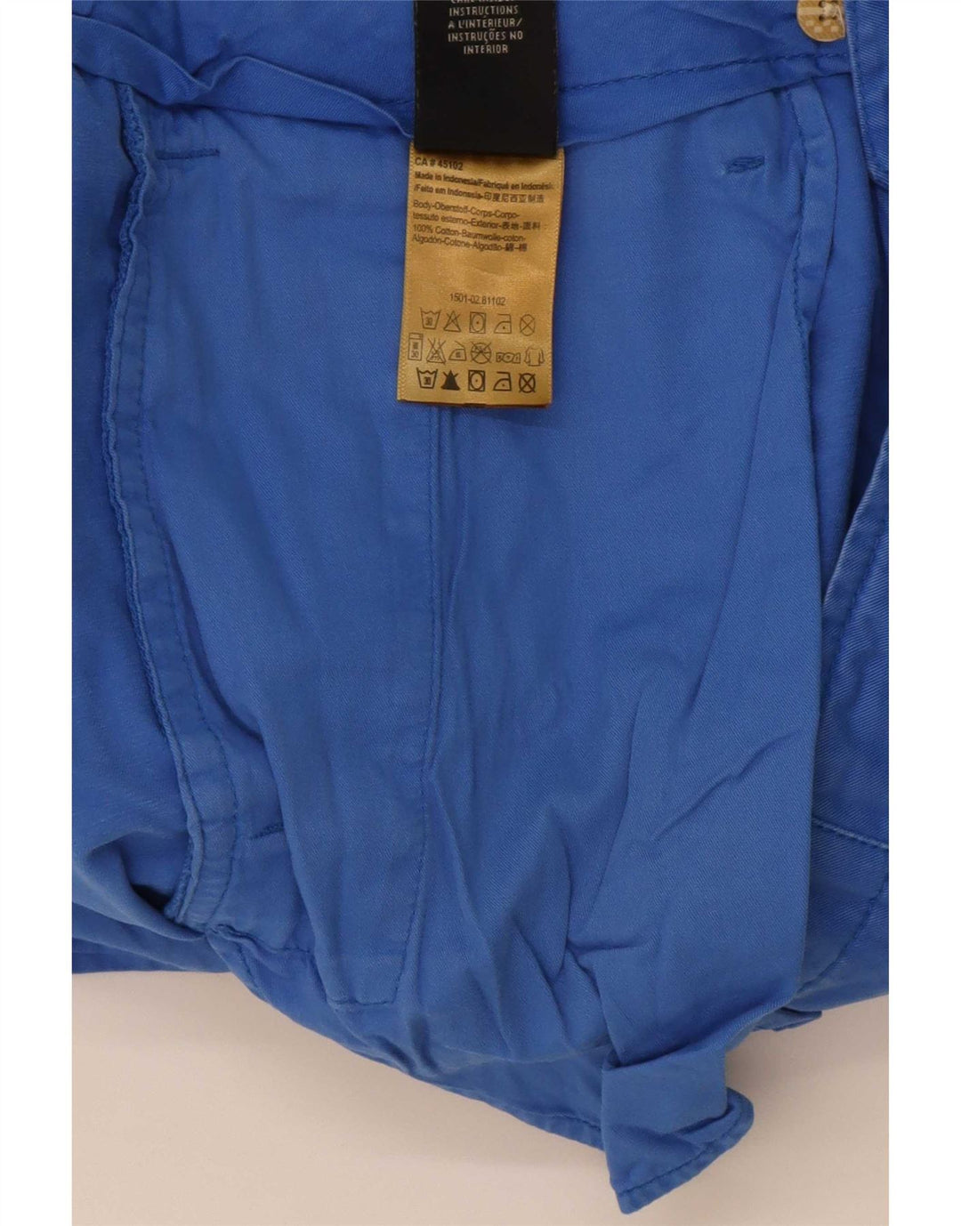 Męskie spodenki Chino Scotch & Soda W30 Średnioniebieskie, bawełniane