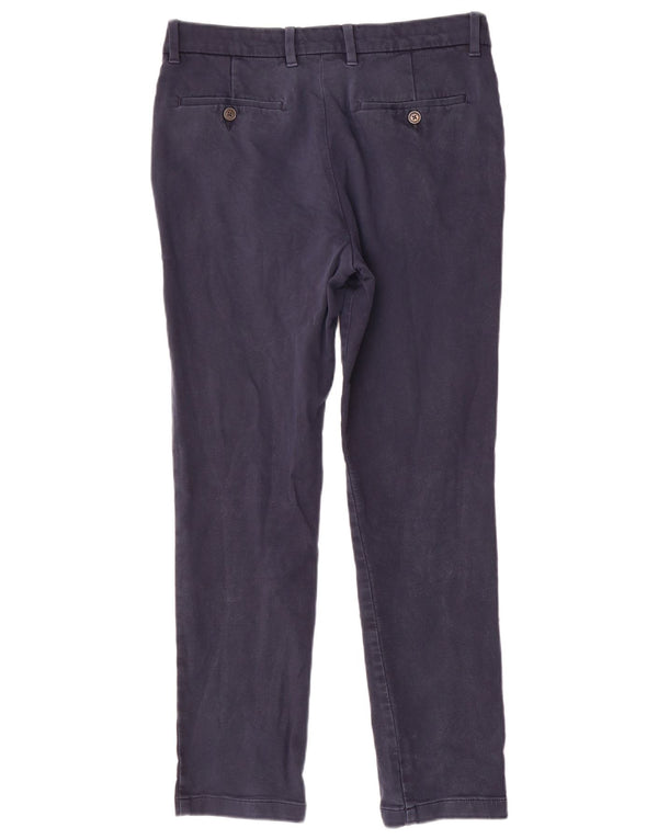 Męskie spodnie Chino Marks & Spencer Autograph Slim Fit W32 L29 Granatowe