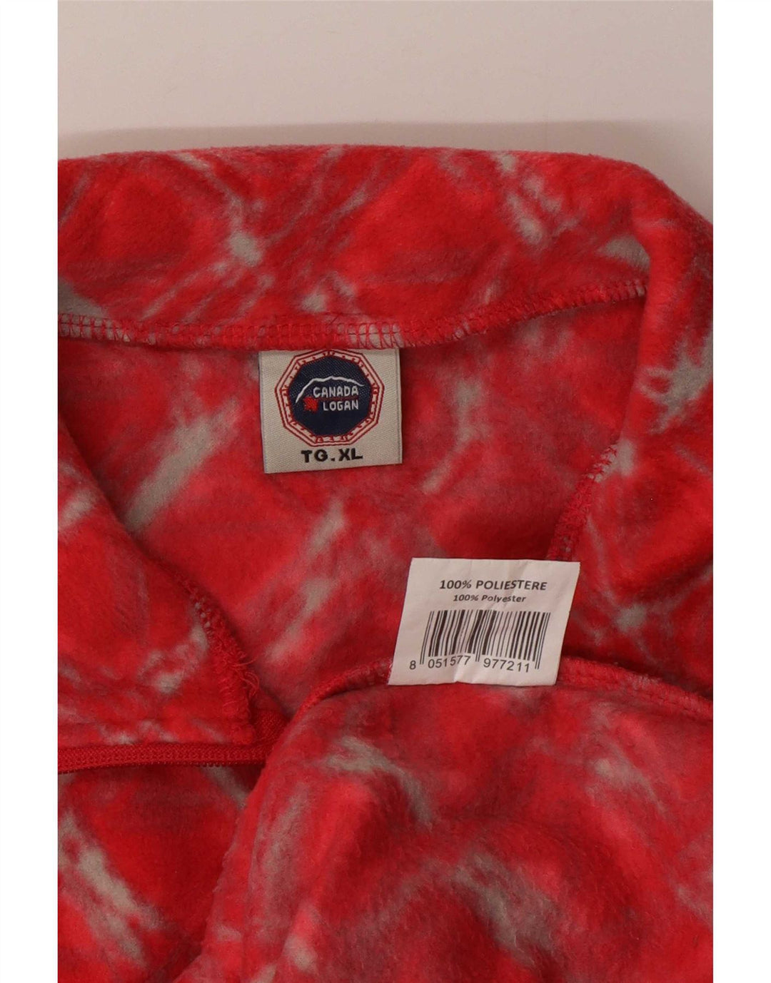 Damska kurtka polarowa Canada Logan UK 18 XL, różowy, geometryczny poliester
