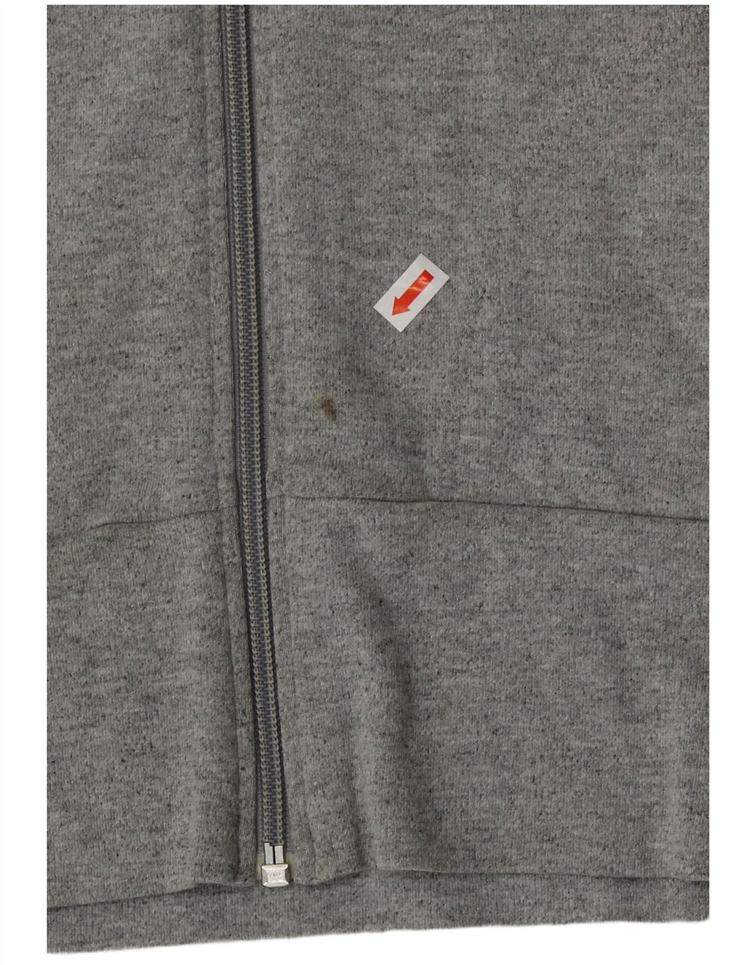 Damska bluza dresowa Adidas Crop Top Jacket UK 12 Średnia szara bawełna