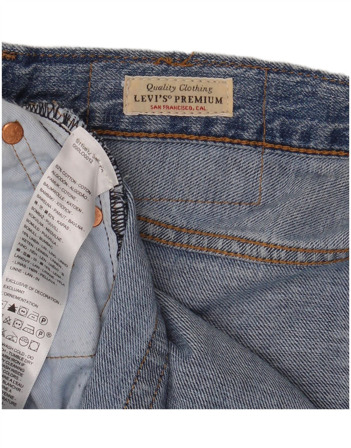 Męskie jeansy Levi's 555 o swobodnym kroju W36 L32 Niebieska bawełna