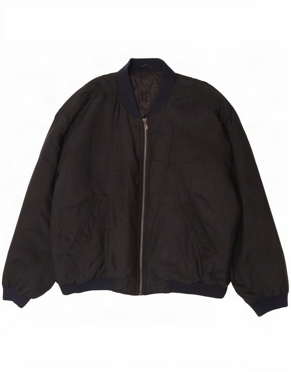 Marks & Spencer Męska kurtka bomberka St. Michael UK 42 XL, czarna, poliester