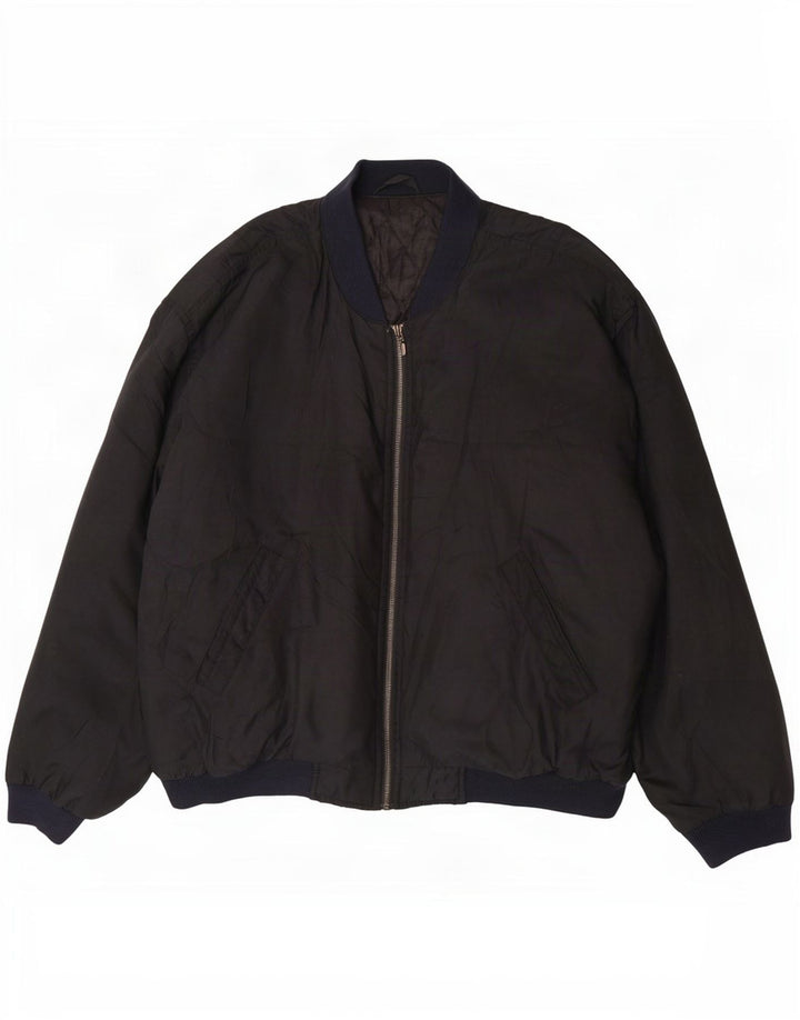 Marks & Spencer Męska kurtka bomberka St. Michael UK 42 XL, czarna, poliester