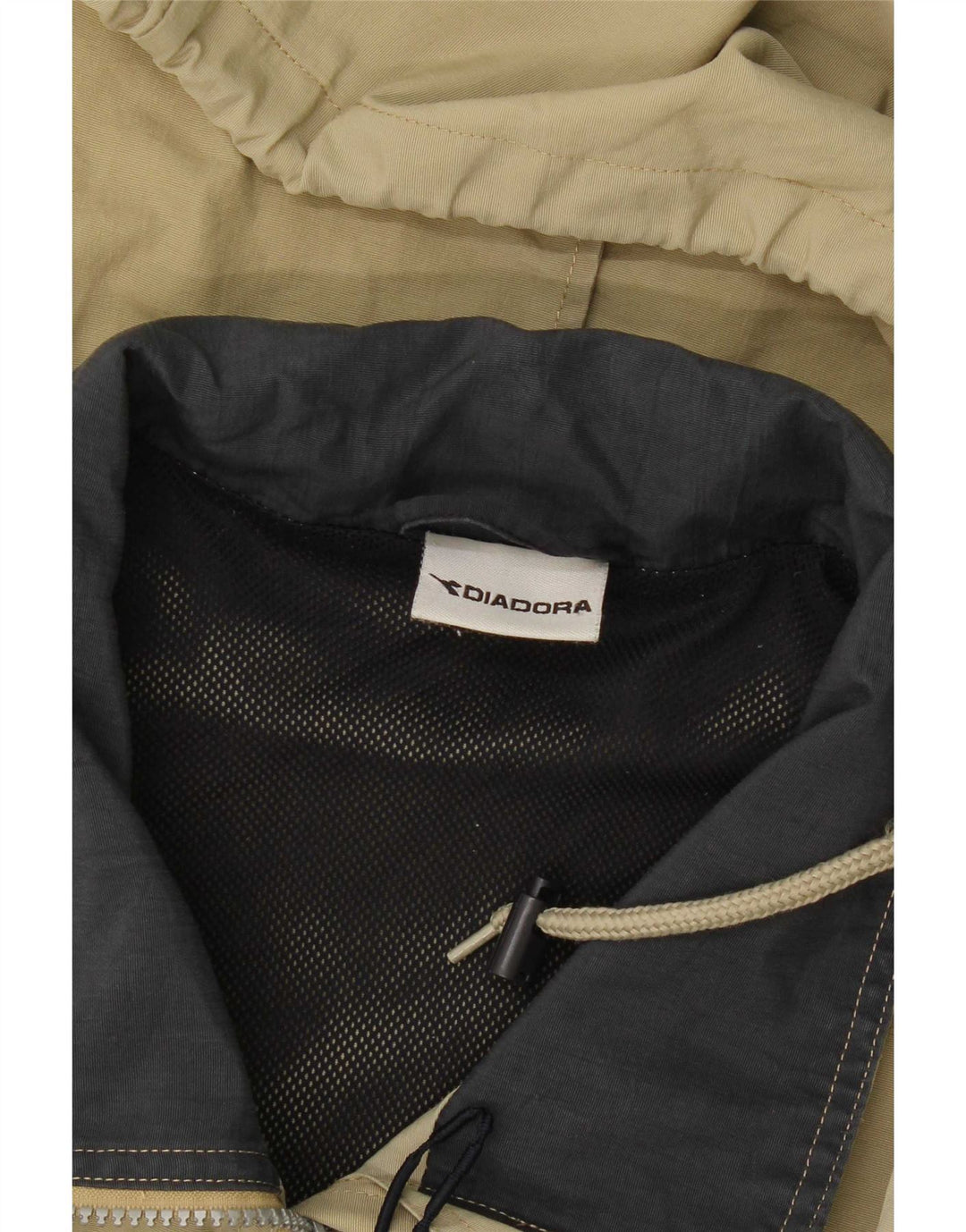 Męska kurtka przeciwdeszczowa z kapturem Diadora UK 40 Large Khaki