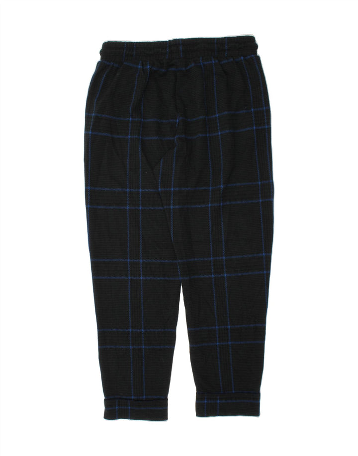 MARKS & SPENCER Womens Cropped Trousers US 10 Large W30 L26 Grey Check Vintage Marks & Spencer and Second-Hand Marks & Spencer from Messina Hembry 