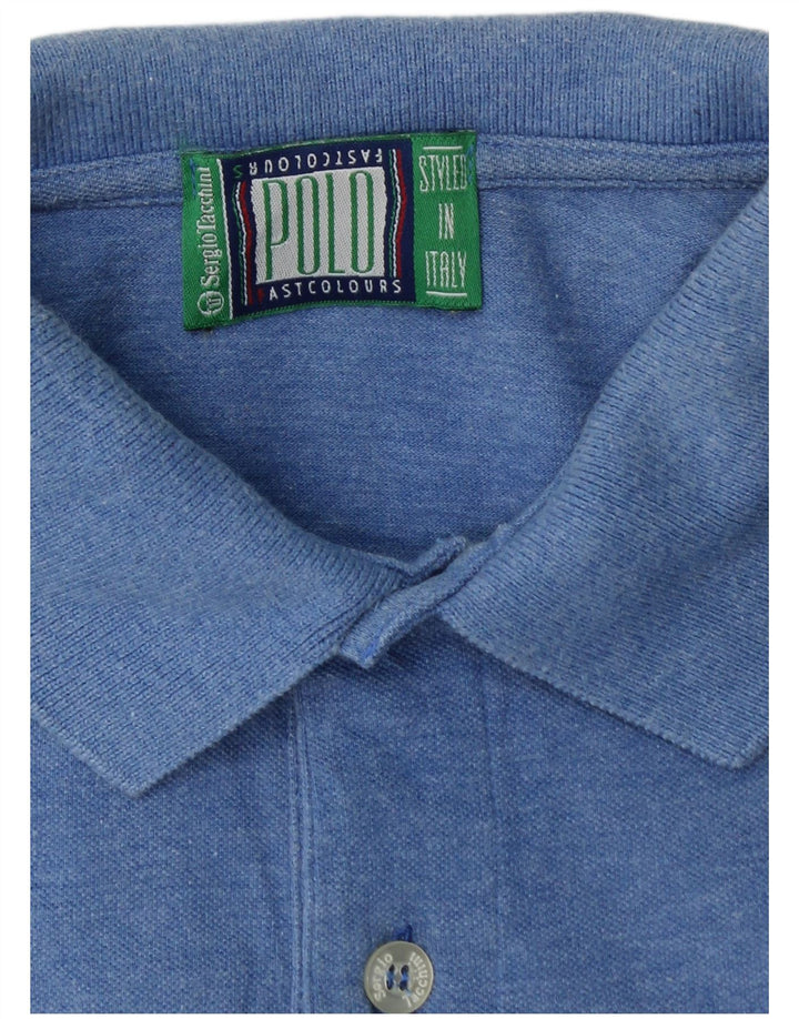 Męska koszulka polo Sergio Tacchini w kolorze średnioniebieskim