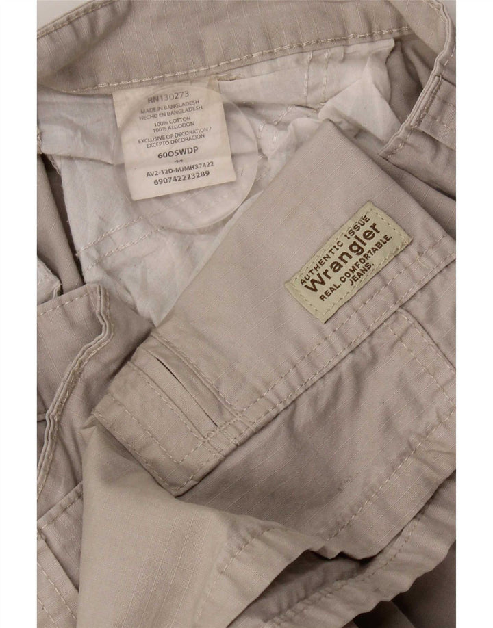 Męskie spodenki cargo Wrangler W44 2XL Szara bawełna