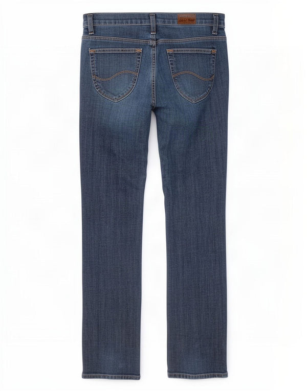 Damskie jeansy Lee Lynn Slim W28 L33 Granatowa bawełna