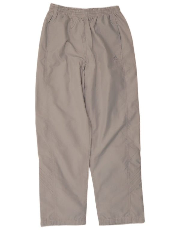 Damskie spodnie dresowe Adidas UK 12 Średni szary poliester