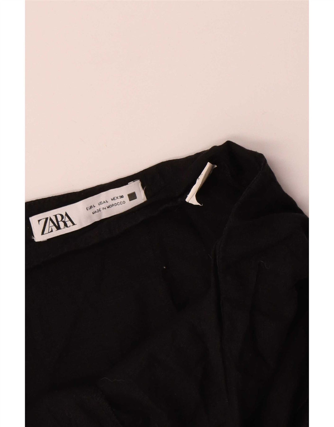 Damskie spodenki na co dzień Zara, duże, W30, czarne