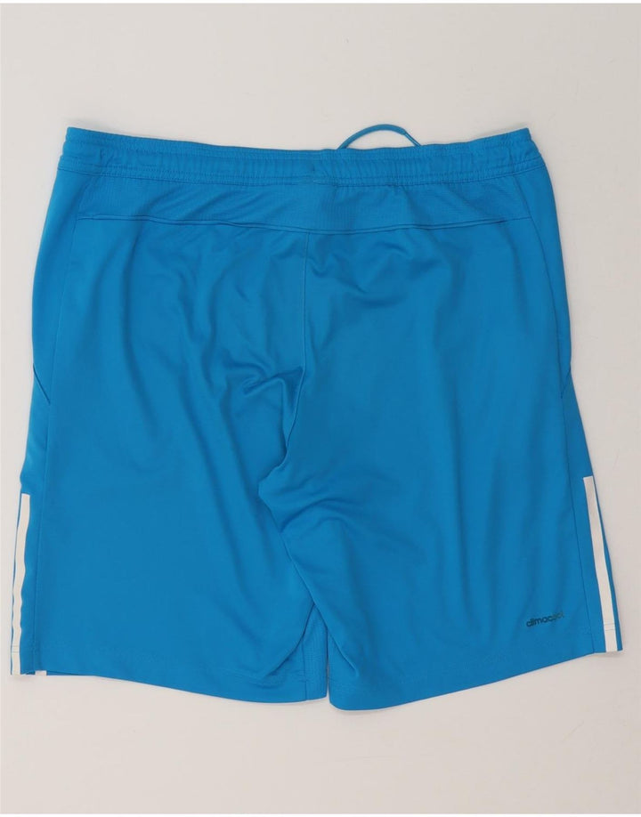 Męskie spodenki sportowe Adidas Climacool, średnioniebieskie, poliestrowe