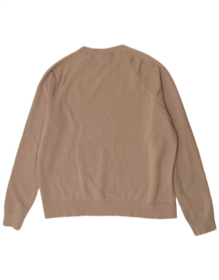 Damski sweter oversize Nike UK 18 XL, beżowy, bawełniany
