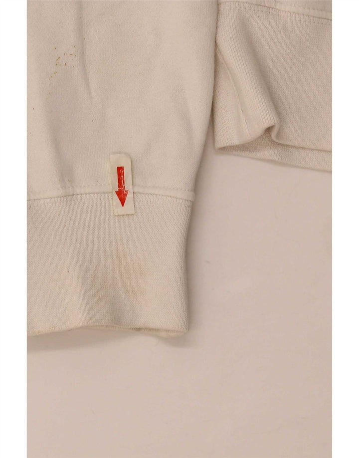 Męska bluza Nike o luźnym kroju, sweter XS, biała bawełna