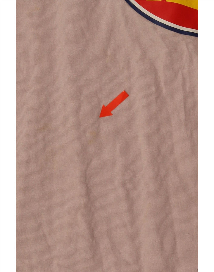 Męska koszulka z grafiką Dickies, mała, różowa, bawełniana