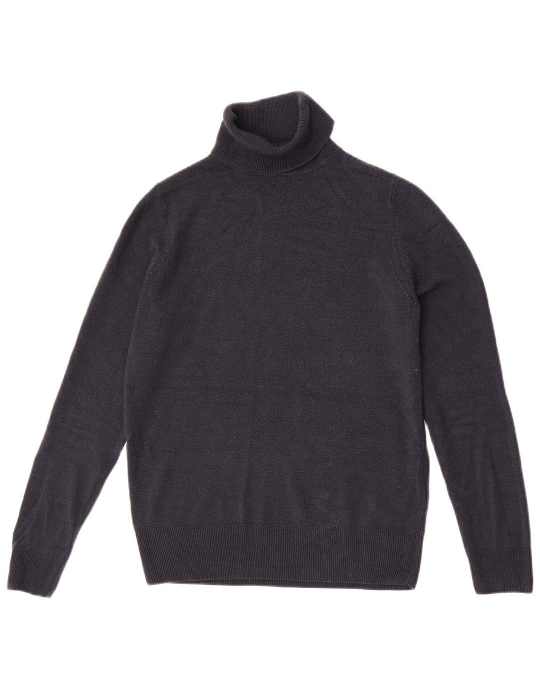 Marks & Spencer Damski sweter z golfem UK 10, mały, granatowy