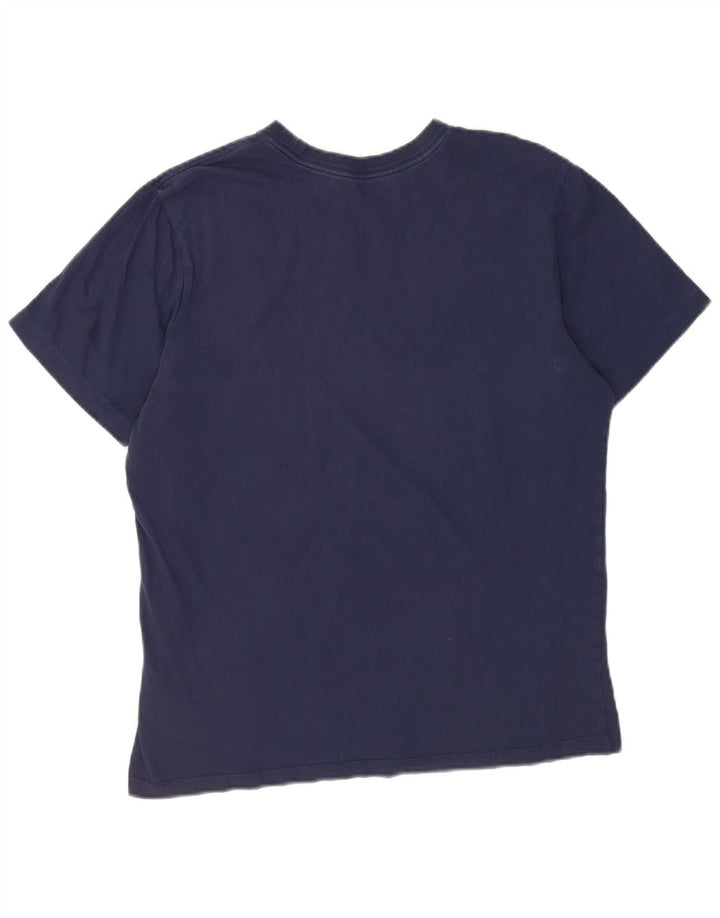 T-shirt męski Nike, średni, granatowy, bawełniany