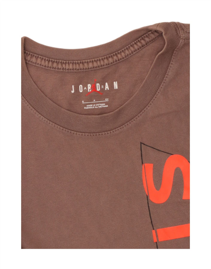 Męski T-shirt z grafiką JORDAN Paris Saint-Germain, mały, brązowy