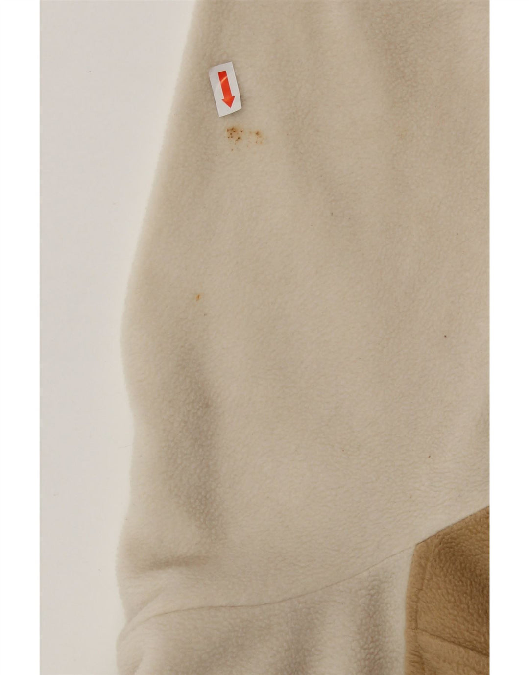 Damski sweter z polaru COLUMBIA UK 14, średni biały, blok kolorów