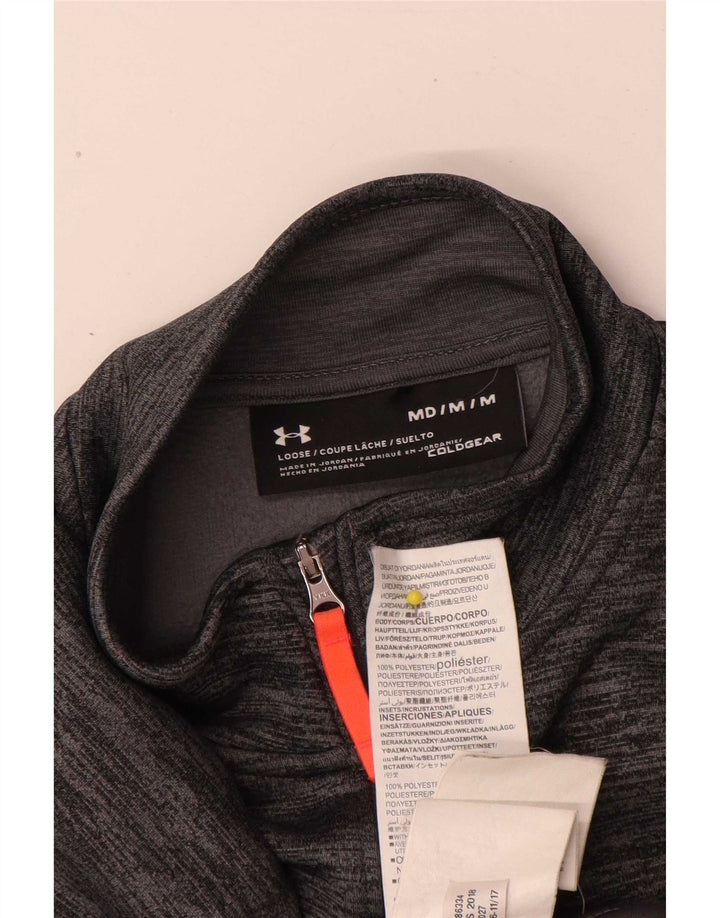 Męski dres Under Armour Cold Gear z pulowerem, średnioszary, nakrapiany