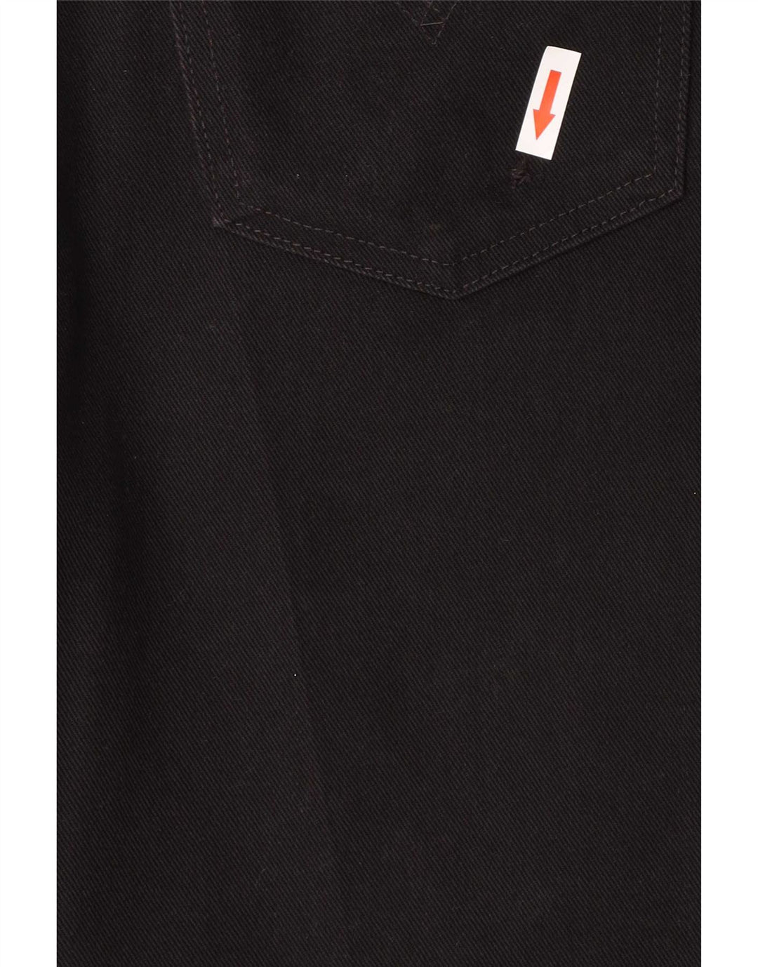 Męskie proste dżinsy Levi's W34 L34 Czarna bawełna