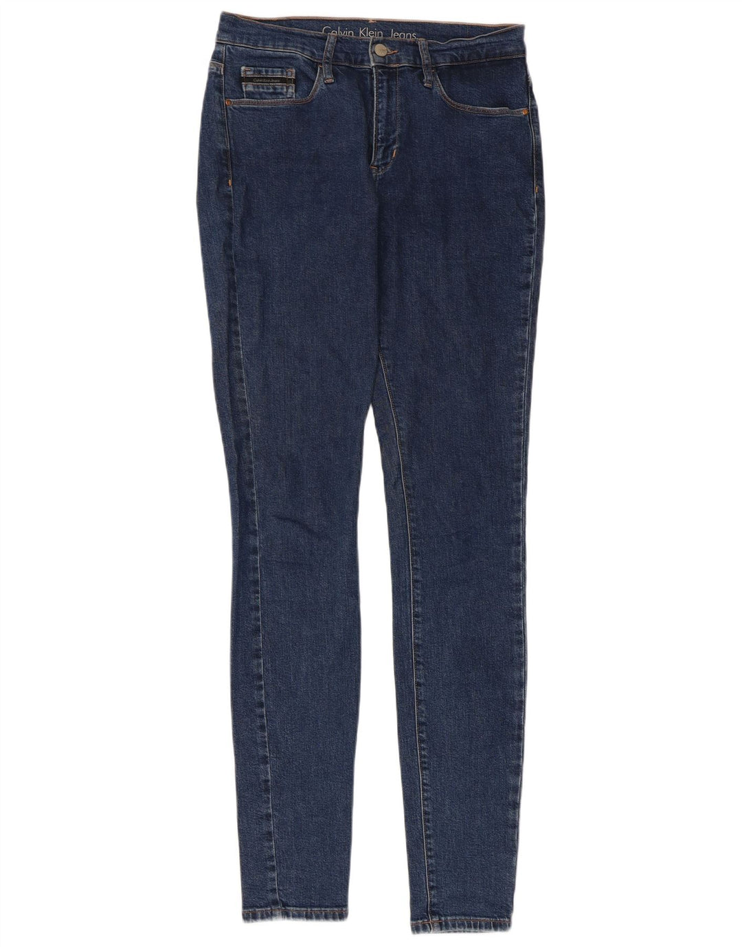 Damskie jeansy skinny CALVIN KLEIN W29 L34 granatowe