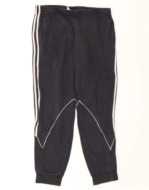Męskie spodnie dresowe Adidas, średnie granatowe
