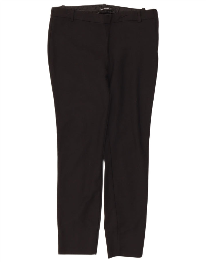 Spodnie damskie Zara Slim Casual, średnie W32 L26, czarne