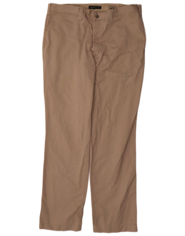 Męskie spodnie typu chino DOCKERS khaki W38 L34 beżowe