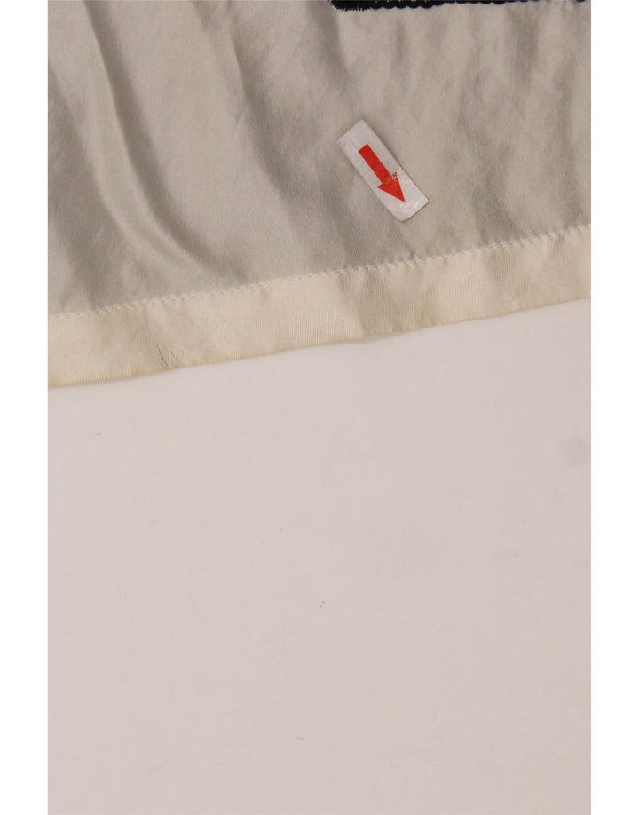 Damska bluzka z grafiką ICEBERG Top UK 8, mała, złamana biel, blok kolorów