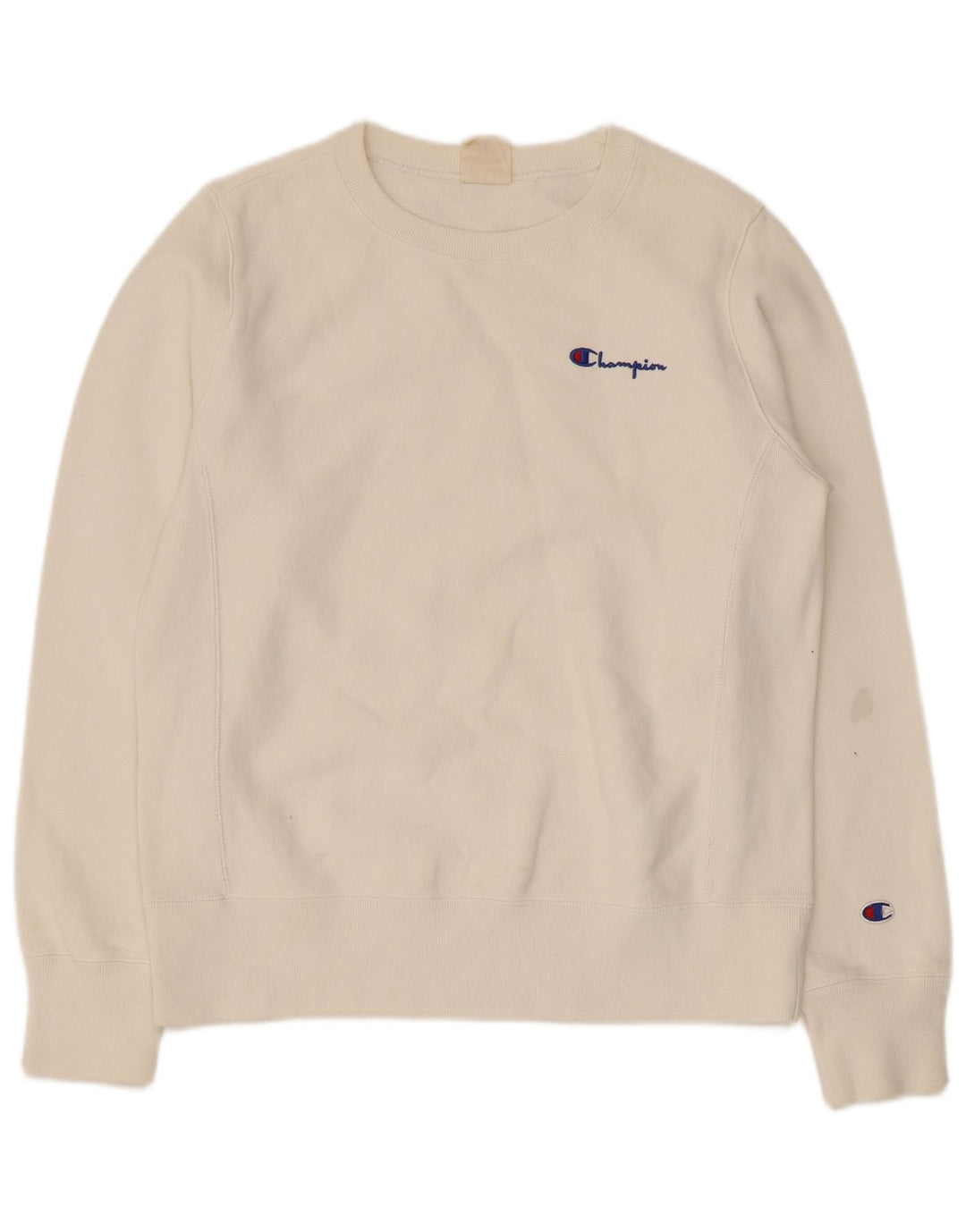 Sweter damski Champion UK 16, duży, biały, bawełniany