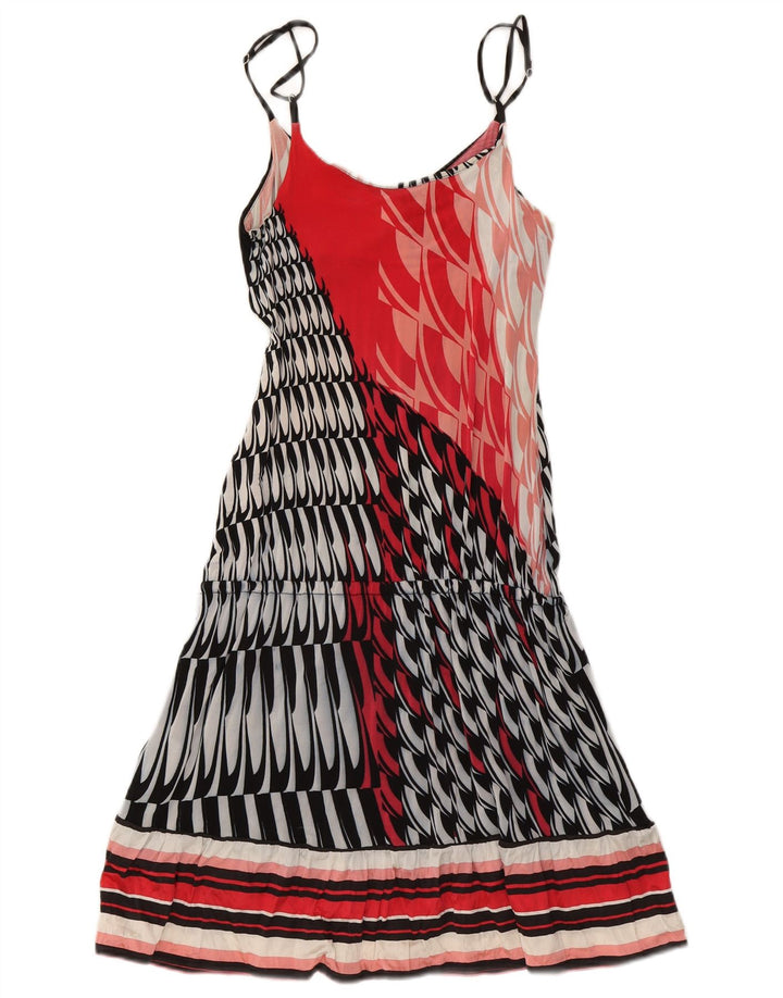 Damska sukienka letnia Guess By Marciano z abstrakcyjnym wzorem IT 42, średnia wielokolorowa