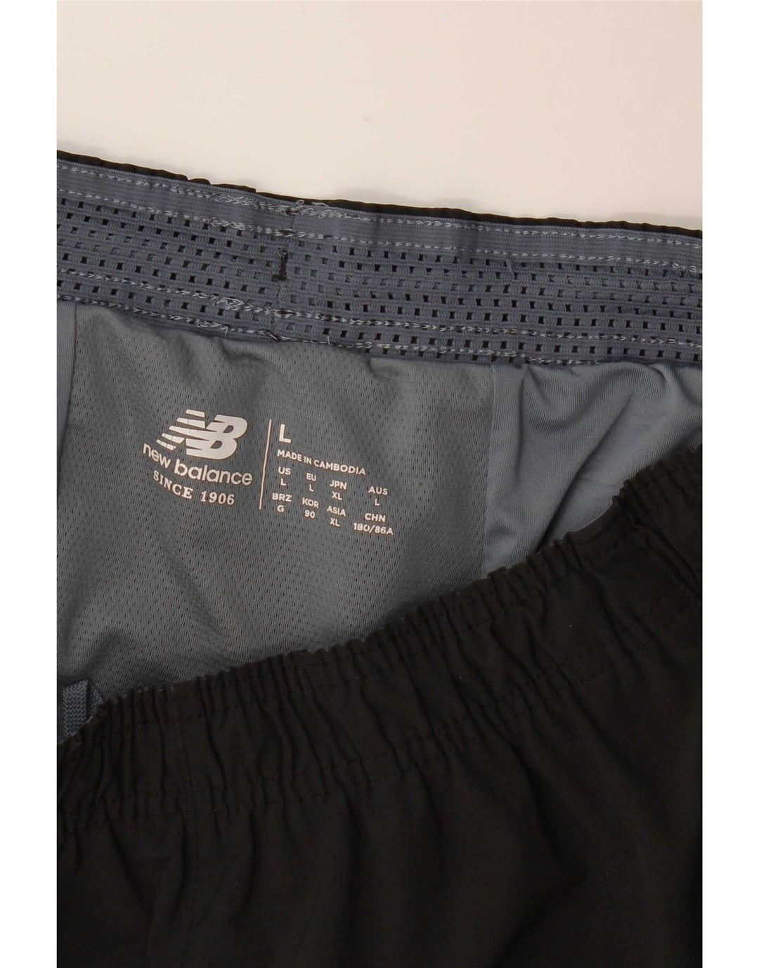 Męskie spodenki sportowe New Balance, duże, czarne