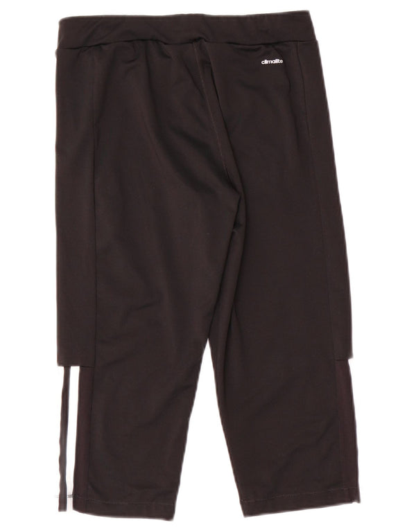 Adidas Chłopięce Spodnie Dresowe Climalite Capri 13-14 Lat Czarny Poliester