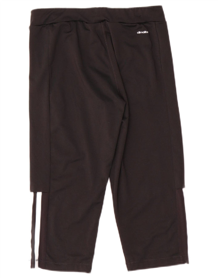 Adidas Chłopięce Spodnie Dresowe Climalite Capri 13-14 Lat Czarny Poliester