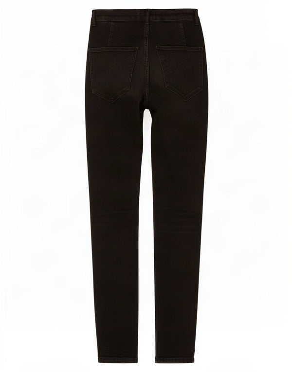 Damskie jeansy obcisłe z wysokim stanem Zara EU 36 XS W26 L27 czarne