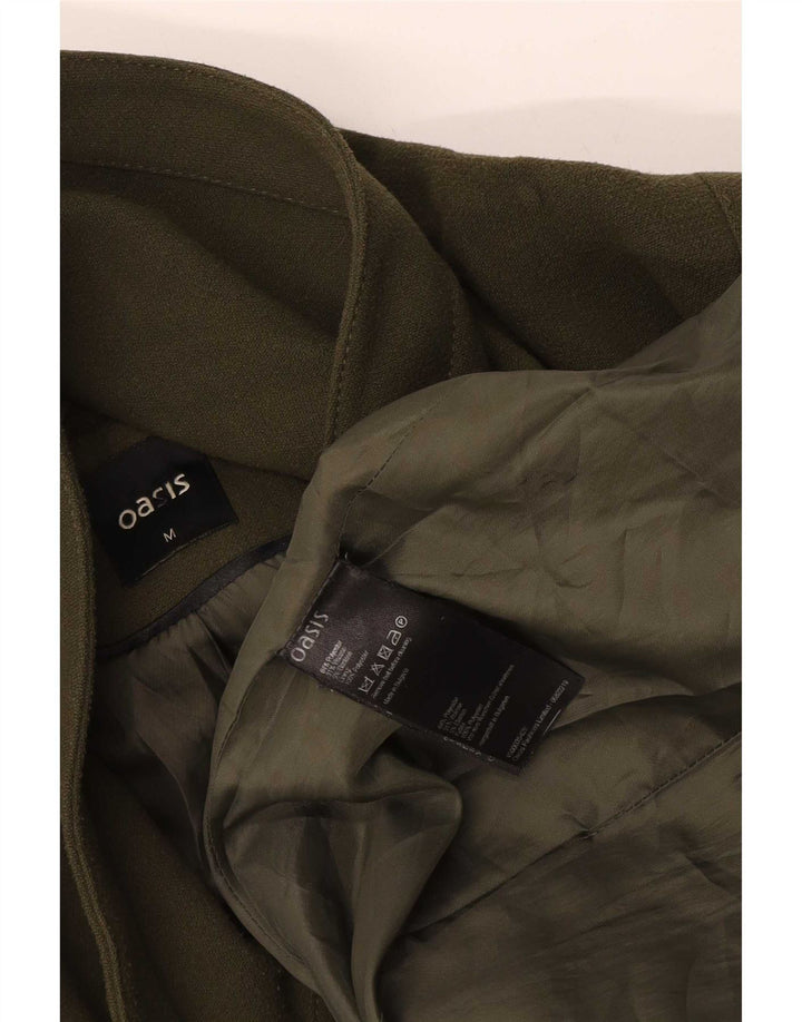Płaszcz damski Oasis UK 14, średni, khaki, poliester