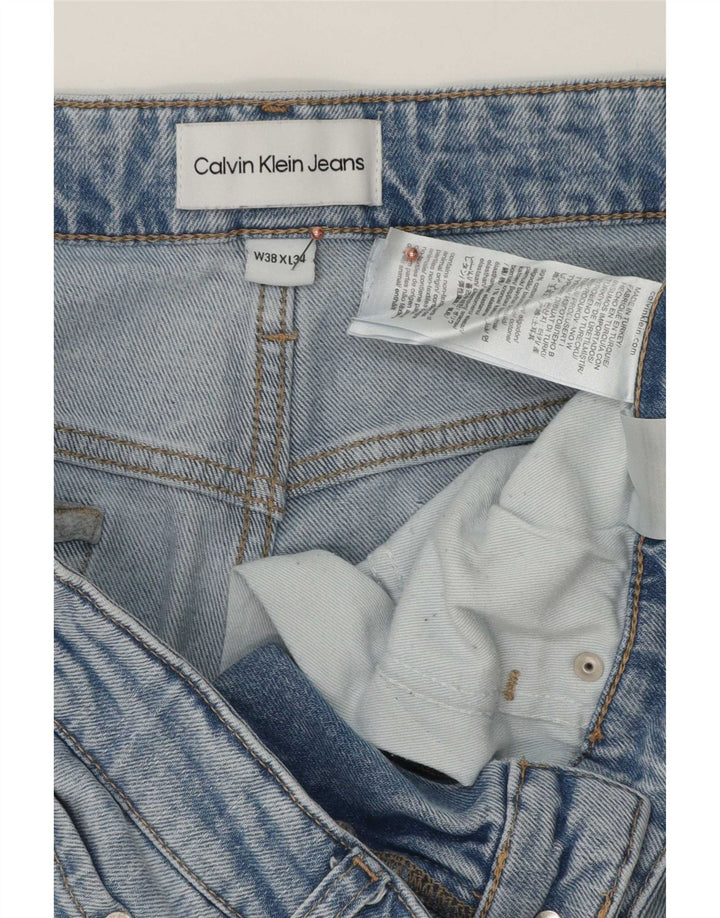 Męskie dżinsy Calvin Klein W38 L32 Niebieskie bawełniane