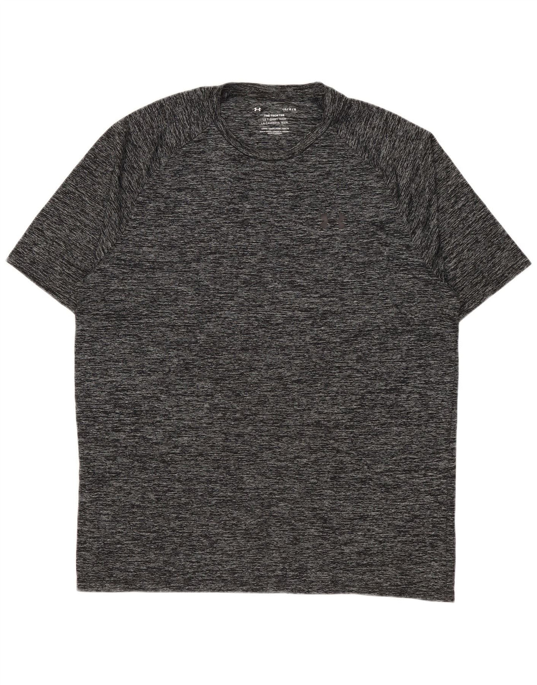Męski T-shirt UNDER ARMOUR, duży, szary, nakrapiany
